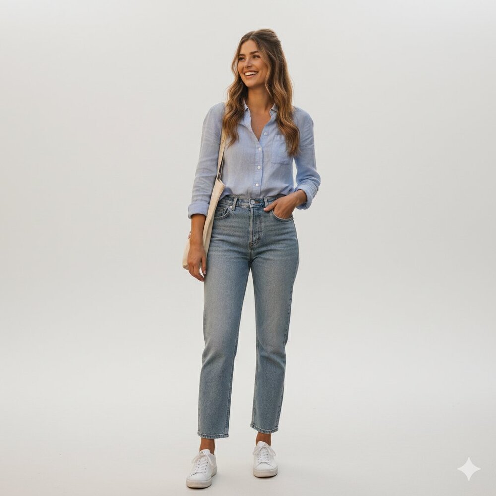 NWT Agolde Mia mid rise straight leg jeans in dimension size 32